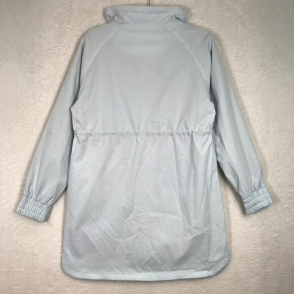 Liv Outdoor Rain Jacket Womens Small Light‎ Blue Utility Water Wind Resistant ** - Picture 5 of 10